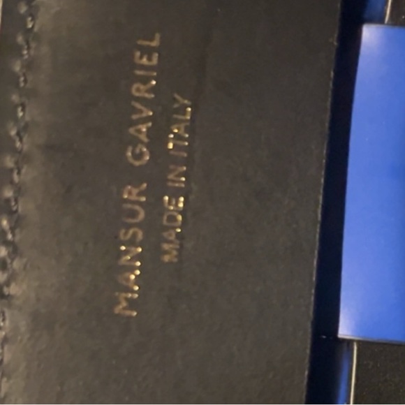 mansur gavriel black & blue tote bag - Picture 5 of 12